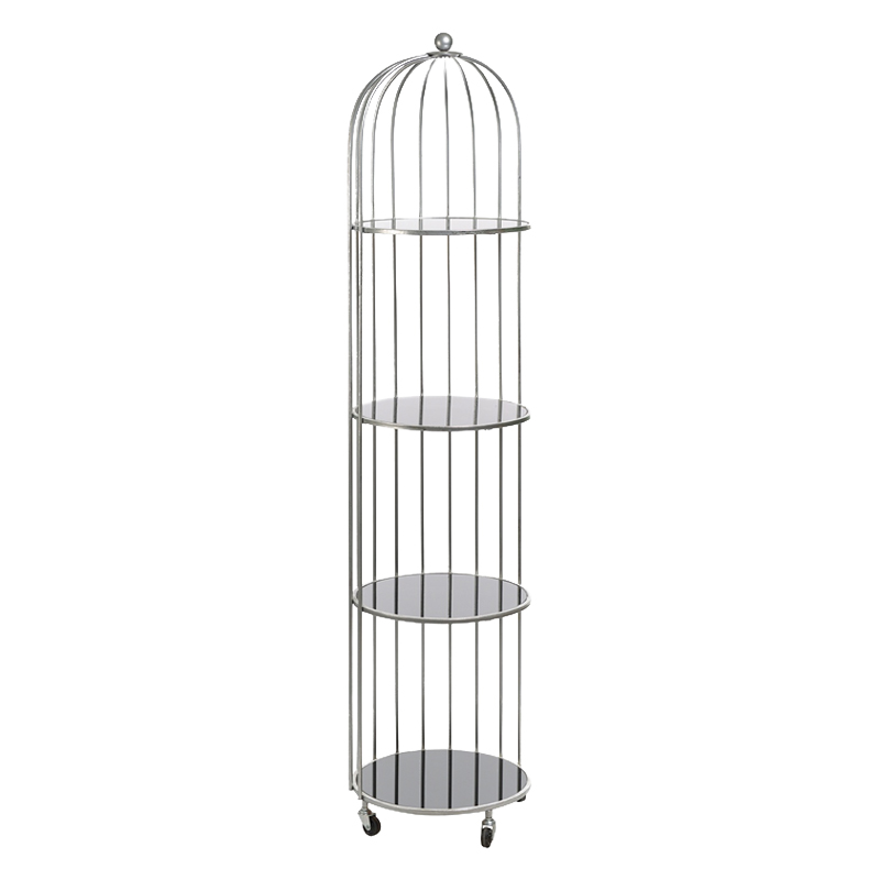 Стеллаж Cage Rack Silver Серебряный в Воронеже | Loft Concept 