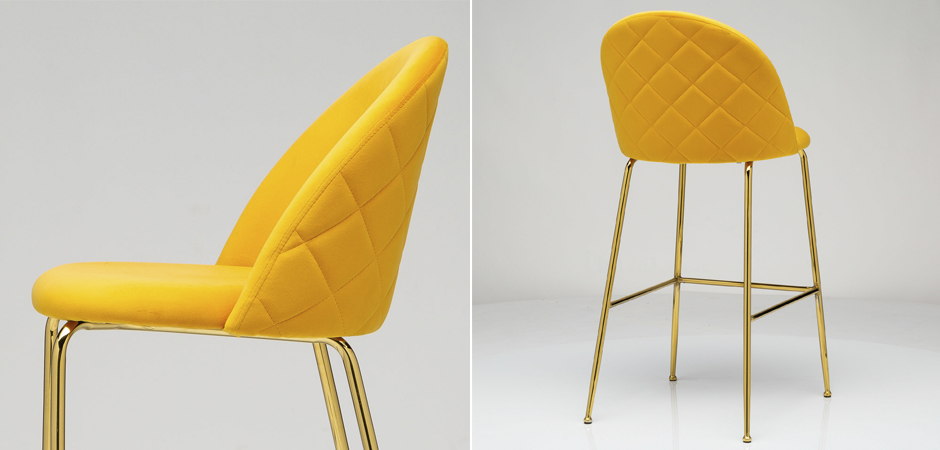 Барный стул Vendramin Bar Stool yellow Барный стул Vendramin Bar Stool yellow - Loft-Concept в Воронеже