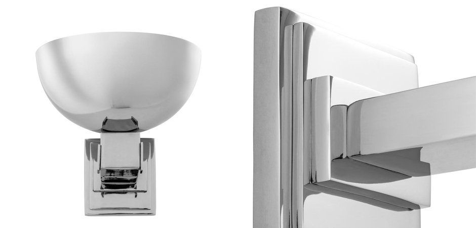 Бра Eichholtz Wall Lamp Haussman Nickel - Loft-Concept в Воронеже