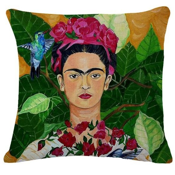 Декоративная подушка Frida Kahlo 4  в Воронеже | Loft Concept 