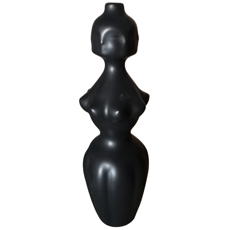 Декоративная ваза OLYMPIA VASE Black Vase Черный в Воронеже | Loft Concept 