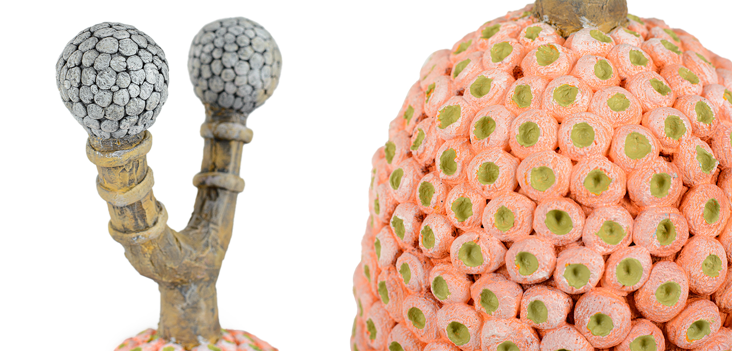 Статуэтка тропический фрукт Tropical Fruit salmon - фото