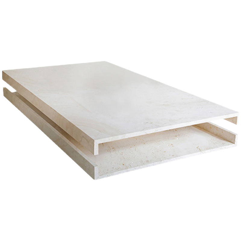 Кофейный стол Allen Travertine Coffee Table Бежевый в Воронеже | Loft Concept 