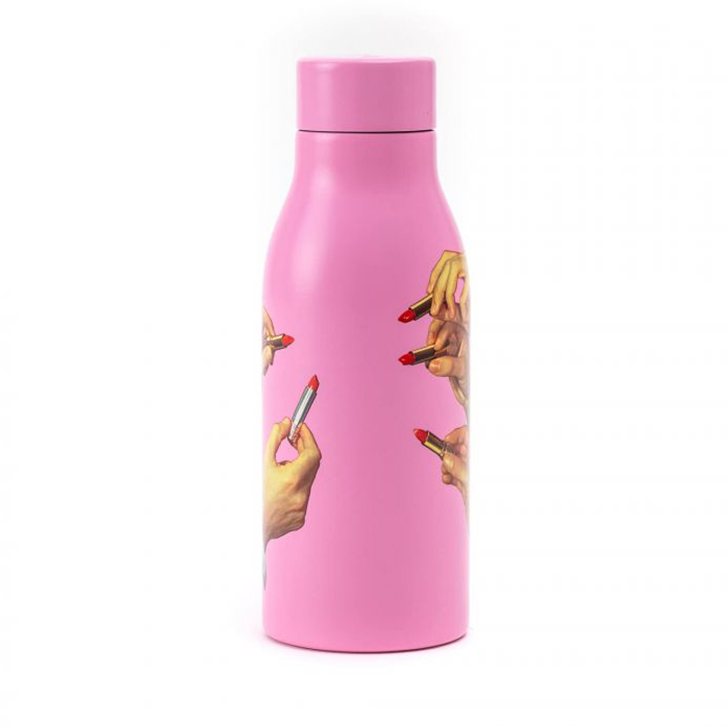 Бутылка Seletti Thermal Bottle Lipstick Pink Розовый в Воронеже | Loft Concept 