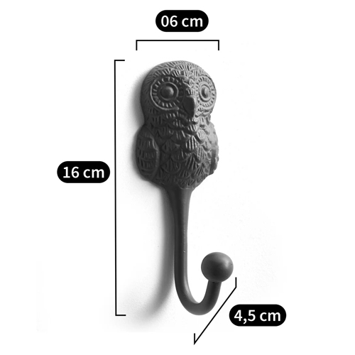 Настенный крючок в виде совы Owl Wall Hook Blue в Воронеже