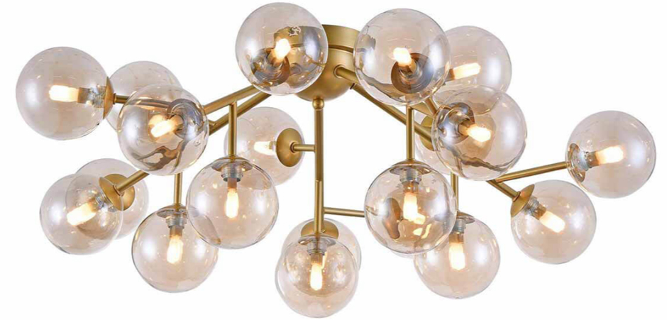 Потолочный Светильник Berries Chandelier Amber 75 Потолочный Светильник Berries Chandelier Amber 75 - Loft-Concept в Воронеже
