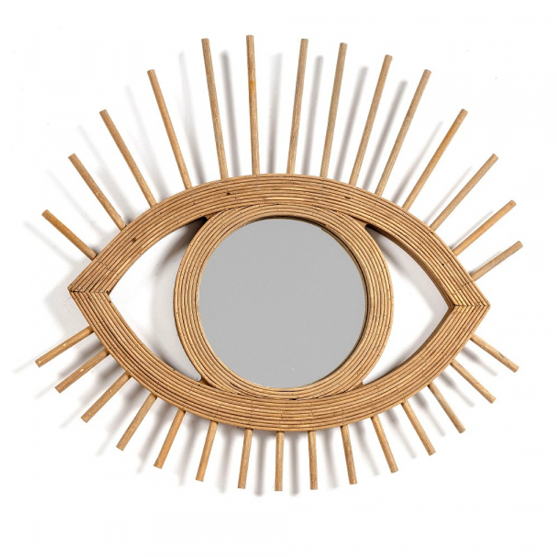 Зеркало Mirror Wooden Eye Коричневый в Воронеже | Loft Concept 