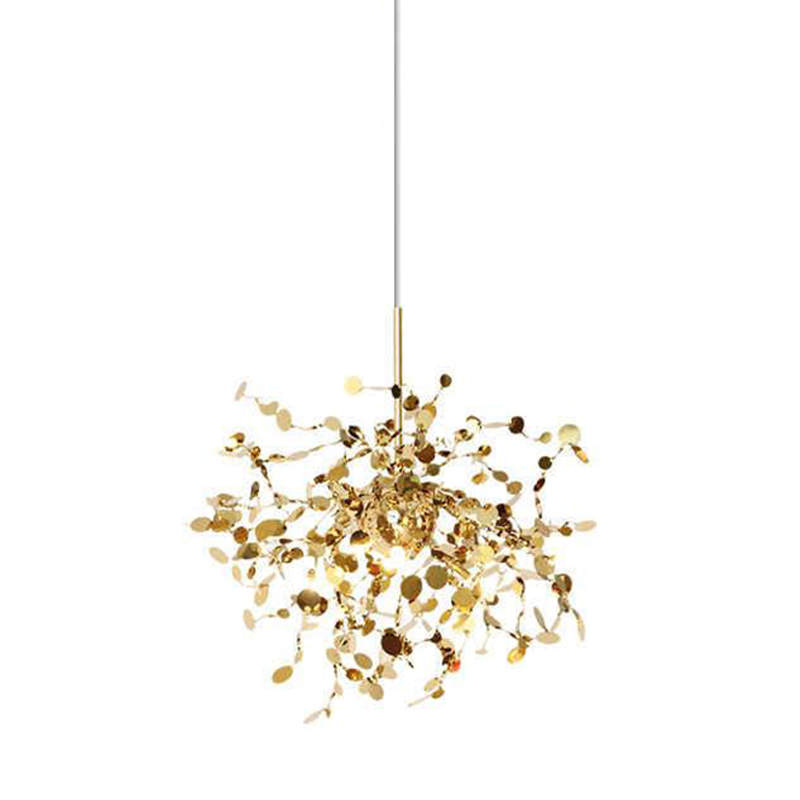 Люстра Terzani Argent Suspension Gold Pendant lamp 50 Золотой в Воронеже | Loft Concept 