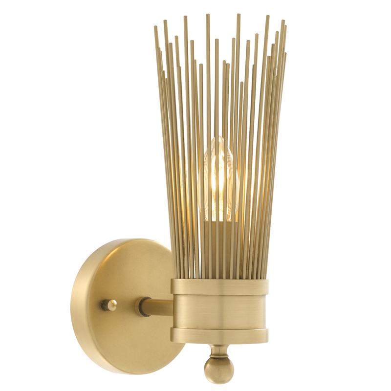 Бра Eichholtz Wall Lamp Romeo Single Латунь Античная полированная Бра Eichholtz Wall Lamp Romeo Single Латунь Античная полированная в Воронеже | Loft Concept