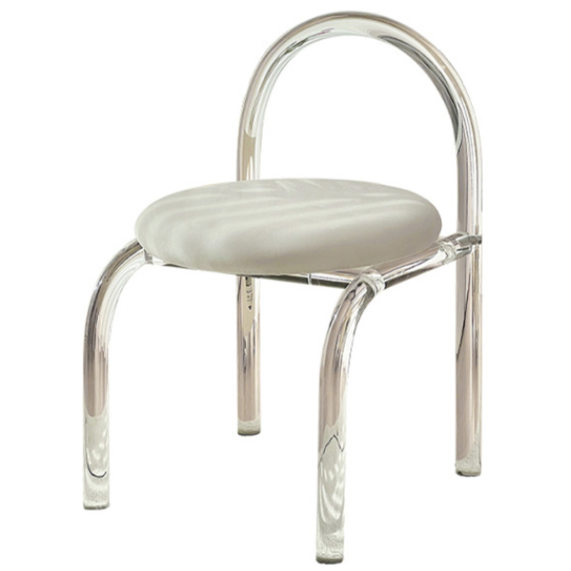 Дизайнерский Стул с ножками из прозрачного Акрила Princesa cristal Chair Прозрачный Белый Дизайнерский Стул с ножками из прозрачного Акрила Princesa cristal Chair Прозрачный Белый в Воронеже | Loft Concept