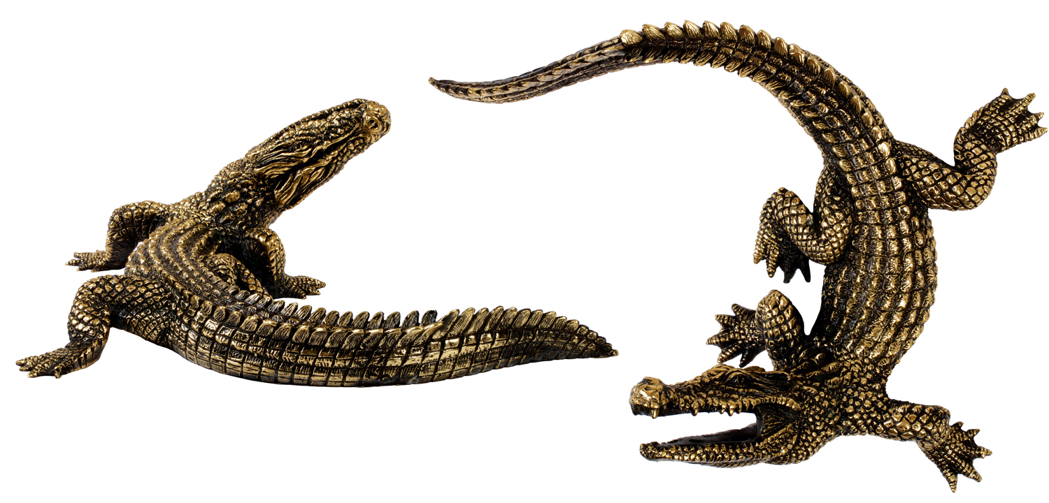 Полка для ванной Bronze Crocodiles - фото №1