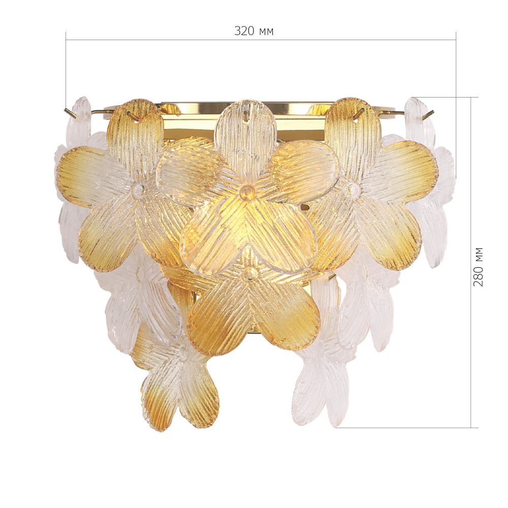 Бра с цветочными мотивами Light Floral Glow в Воронеже