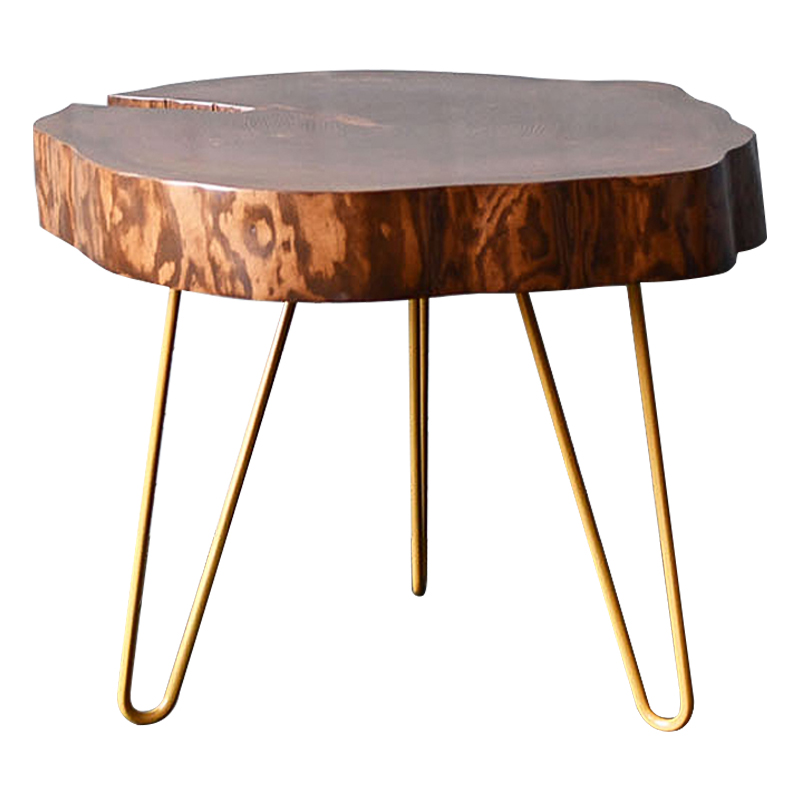 Кофейный стол Dylon Industrial Metal Rust Coffee Table Коричневый Желтый в Воронеже | Loft Concept 