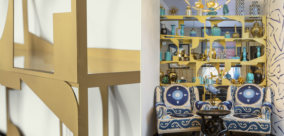 Стеллаж Golden Kaleidoscope Стеллаж Golden Kaleidoscope - Loft-Concept в Воронеже