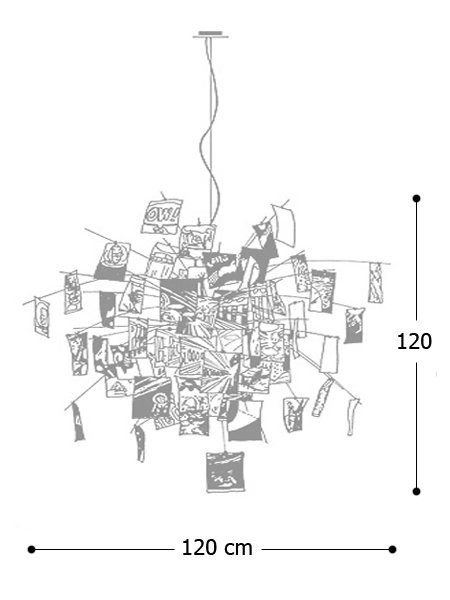 Светильник Zettel Z 5 Ingo Maurer text в Воронеже