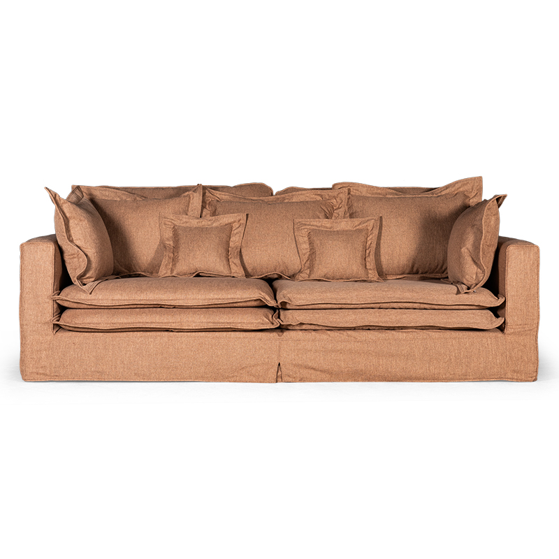 Диван Evelyn Textile Brown Sofa Коричневый в Воронеже | Loft Concept 