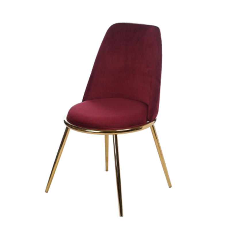 Стул Chairs Velvet Crimson Малиновый (Crimson) Золотой в Воронеже | Loft Concept 