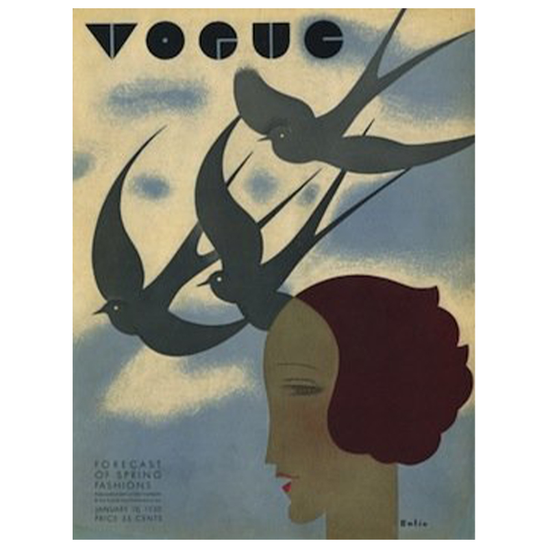 Постер Vogue Cover 1930 January  в Воронеже | Loft Concept 