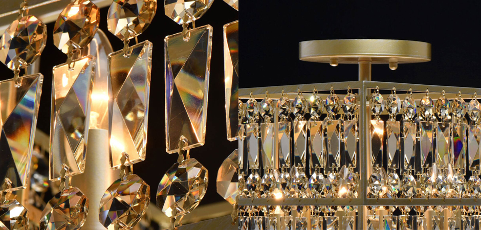 Потолочный светильник Crystal Inserts Lamp amber 6 Потолочный светильник Crystal Inserts Lamp amber 6 - Loft-Concept в Воронеже