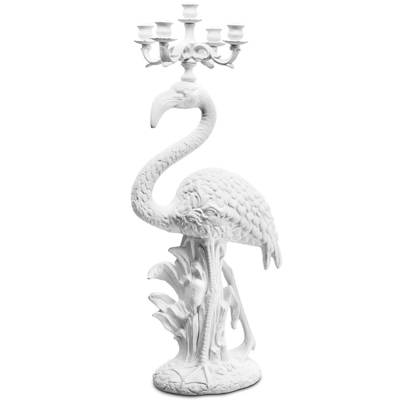 Подсвечник Candleholder Flamingo Bisc. White Белый в Воронеже | Loft Concept 