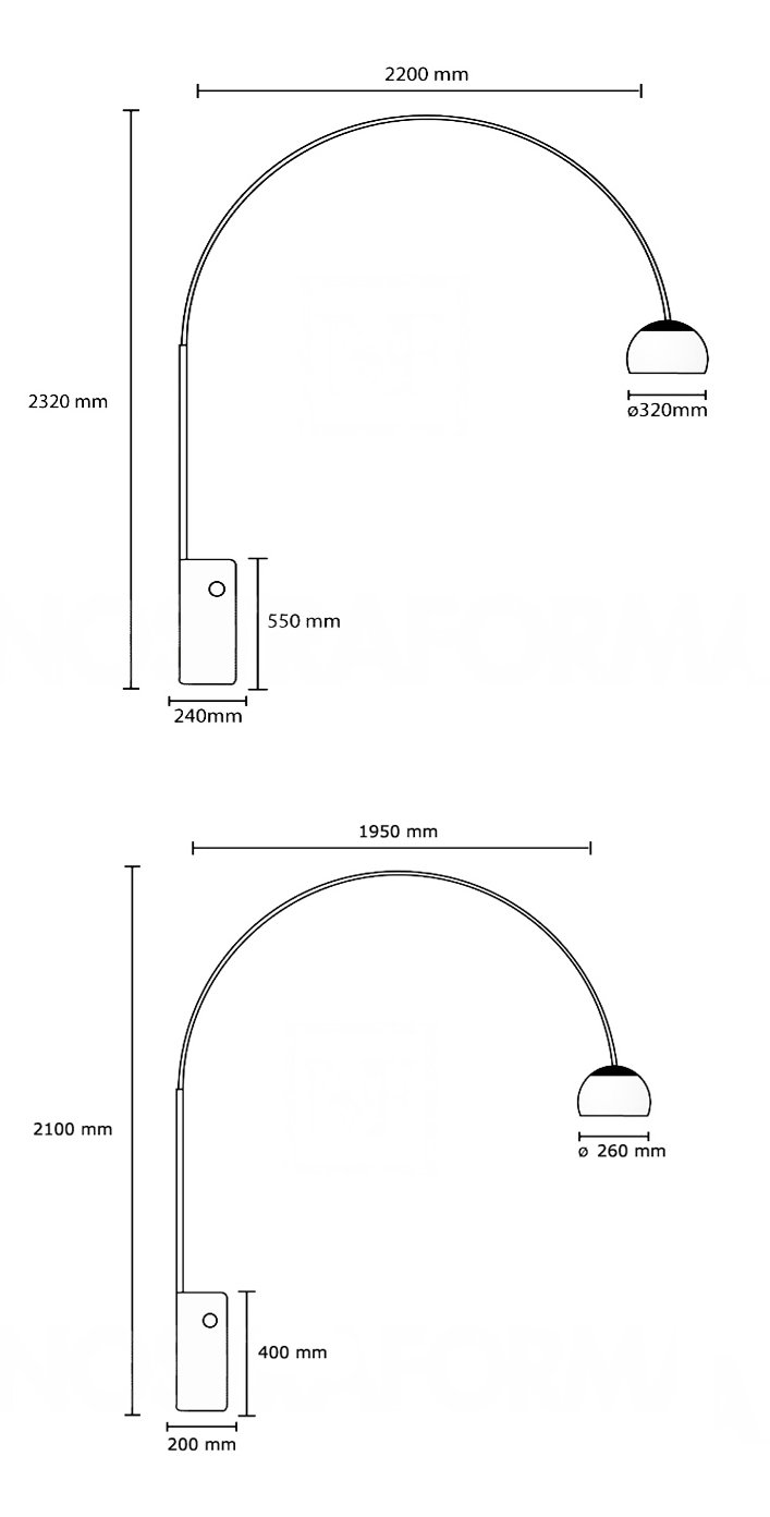Торшер Flos Arco в Воронеже