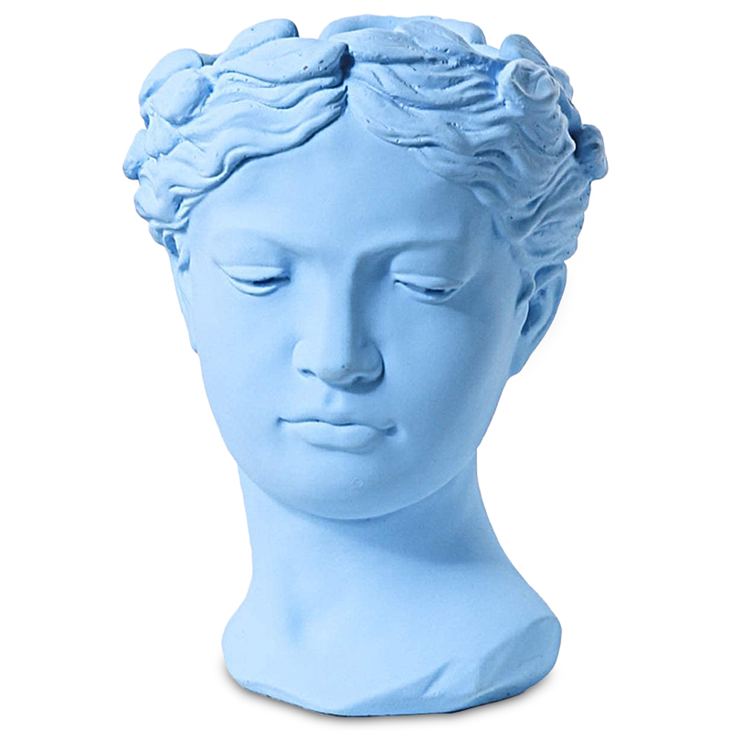 Ваза Female Bust Pastel Blue Голубой пастельный в Воронеже | Loft Concept 