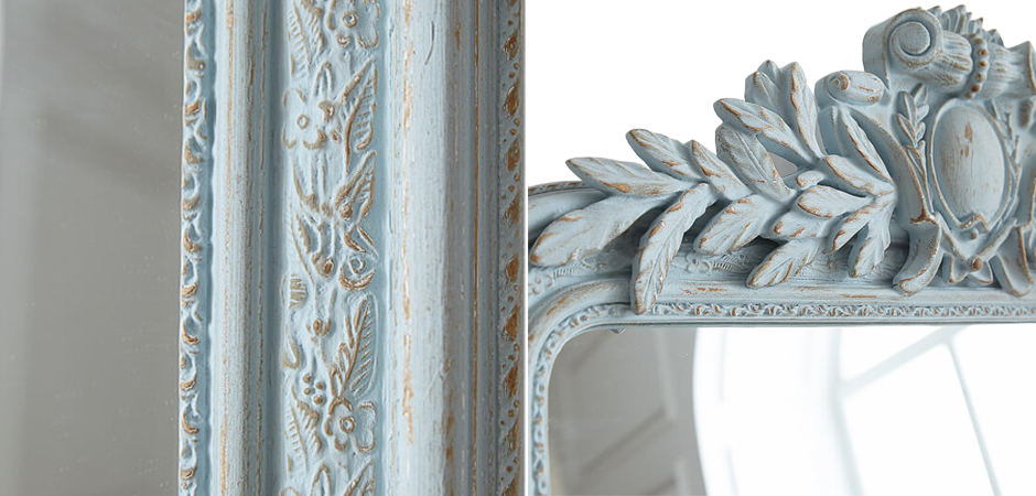 Зеркало Polastron Mirror Pastel Blue Зеркало Polastron Mirror Pastel Blue - Loft-Concept в Воронеже