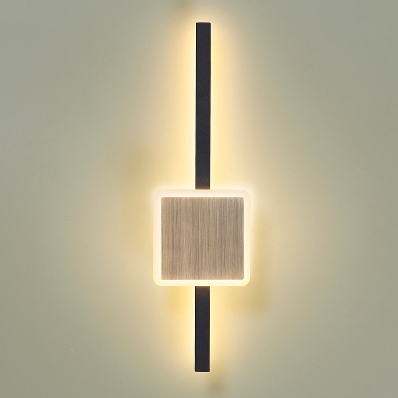 Бра Barrette Square Sconce 40 Черный Античная Бронза Бра Barrette Square Sconce 40 Черный Античная Бронза в Воронеже | Loft Concept