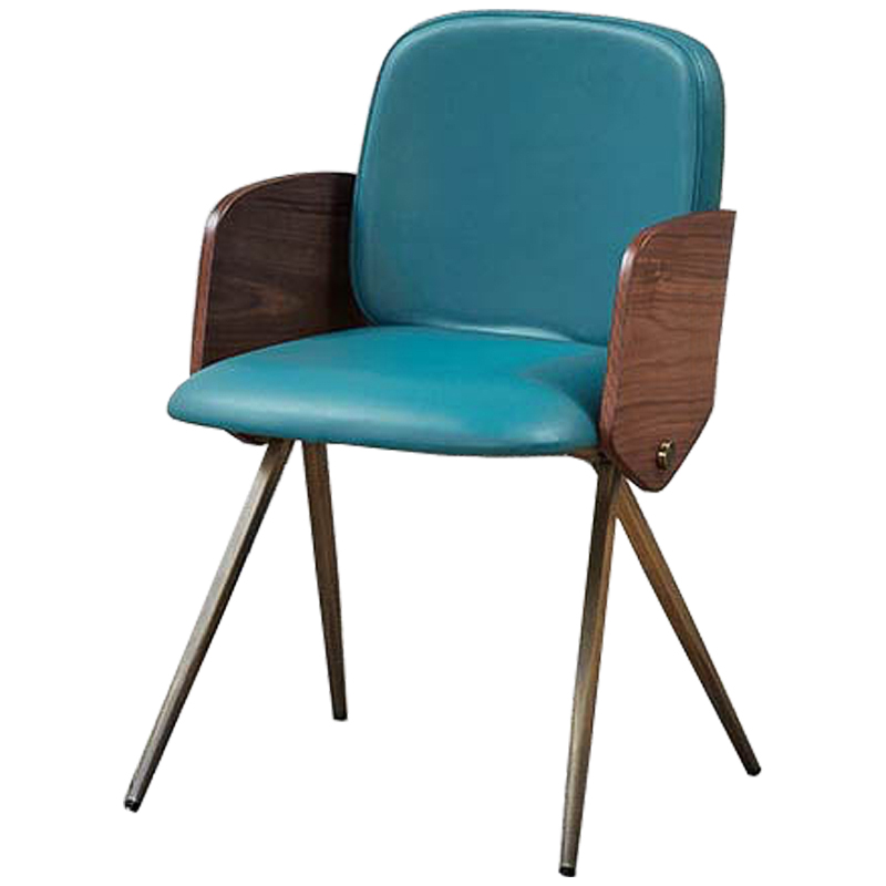 Стул Fionan Stool Коричневый Бронза Бирюзовый в Воронеже | Loft Concept 