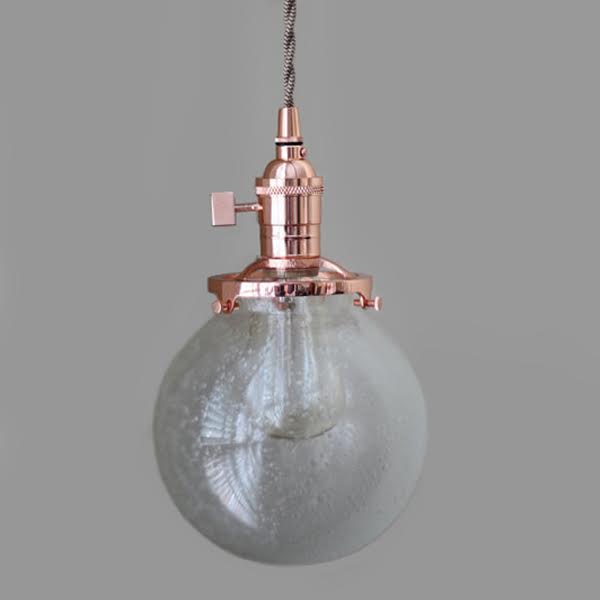 Подвесной светильник Bubble Sphere Glass Copper Медь в Воронеже | Loft Concept 