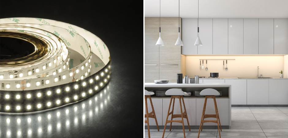 Светодиодная лента 38W/m 240LED/m 2835SMD теплый белый 5M Светодиодная лента 38W/m 240LED/m 2835SMD теплый белый 5M - Loft-Concept в Воронеже