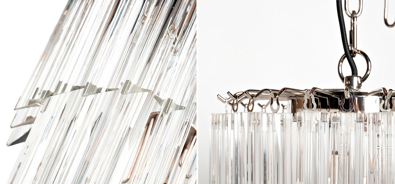 Люстра стеклянная Fountain - фото