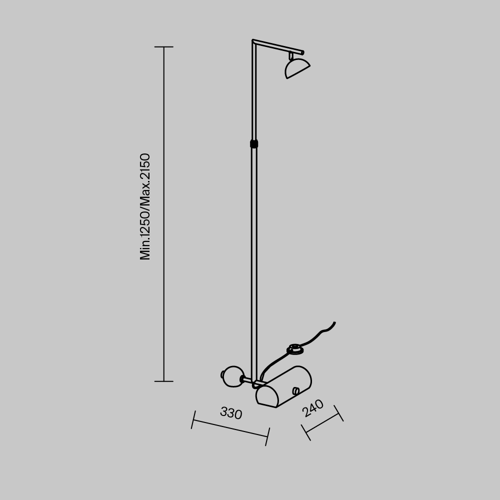 Напольный светильник Pikant 3000К 13Вт в Воронеже