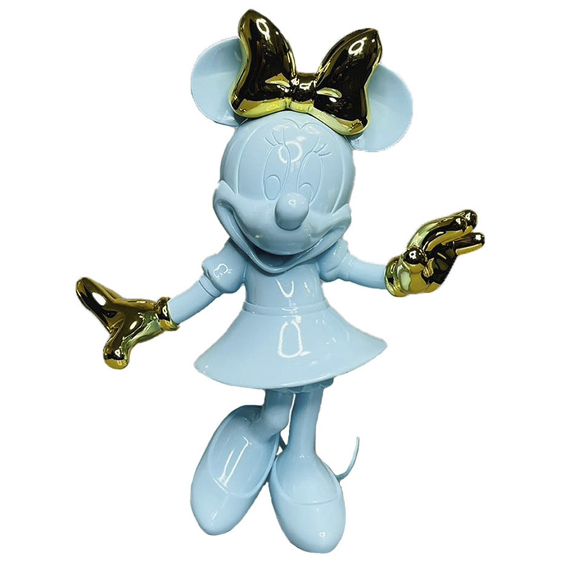 Статуэтка Минни Маус голубого цвета Minnie Mouse Blue Figurine  Голубой в Воронеже | Loft Concept 