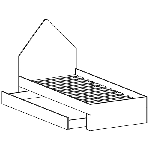 Кровать в детскую Tiny Town Bed в Воронеже