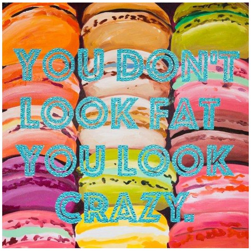 Картина “You Don’t Look Fat You Look Crazy with Macaroons” Мульти Картина “You Don’t Look Fat You Look Crazy with Macaroons” Мульти в Воронеже | Loft Concept