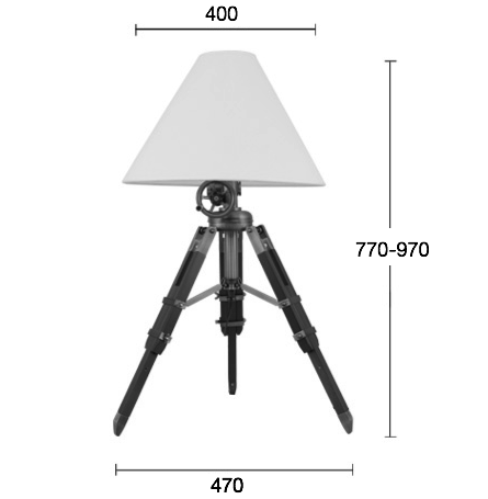 Настольная лампа Table Standing Lamp Black в Воронеже