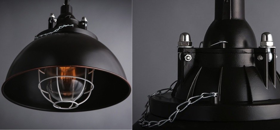 Светильник Loft Industrial Metal Cage Вreamboat Светильник Loft Industrial Metal Cage Вreamboat - Loft-Concept в Воронеже