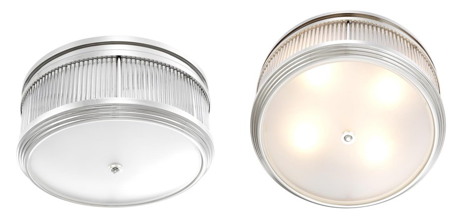 Потолочный светильник Ceiling Lamp Rousseau Nickel Потолочный светильник Ceiling Lamp Rousseau Nickel - Loft-Concept в Воронеже