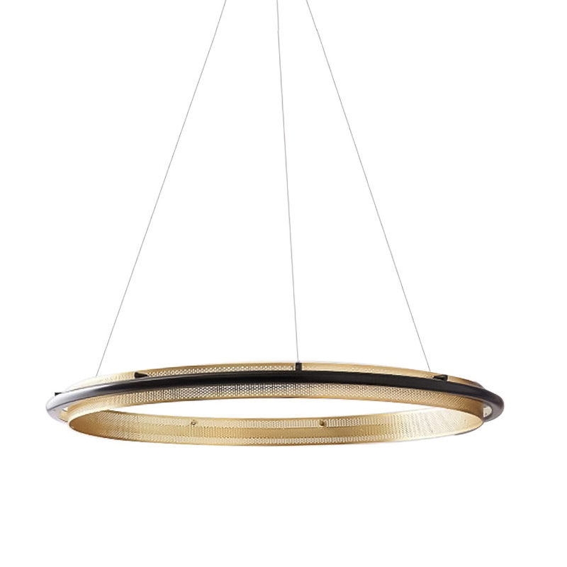 Люстра Gold ring horizontal pendant Золотой в Воронеже | Loft Concept 