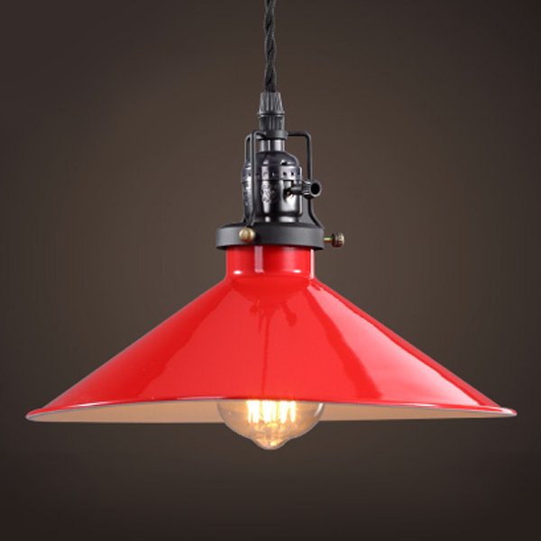Красный подвесной светильник Loft Factory filament RED Черный матовый Красный (Red) Красный подвесной светильник Loft Factory filament RED Черный матовый Красный (Red) в Воронеже | Loft Concept