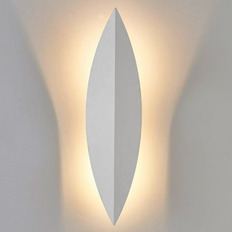 Art Deco Leaf Wall Lamp White Белый в Воронеже | Loft Concept 