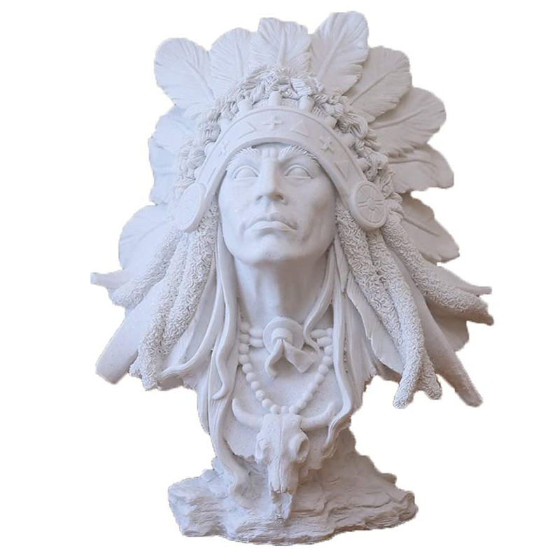 Native american indian figurine A Белый в Воронеже | Loft Concept 