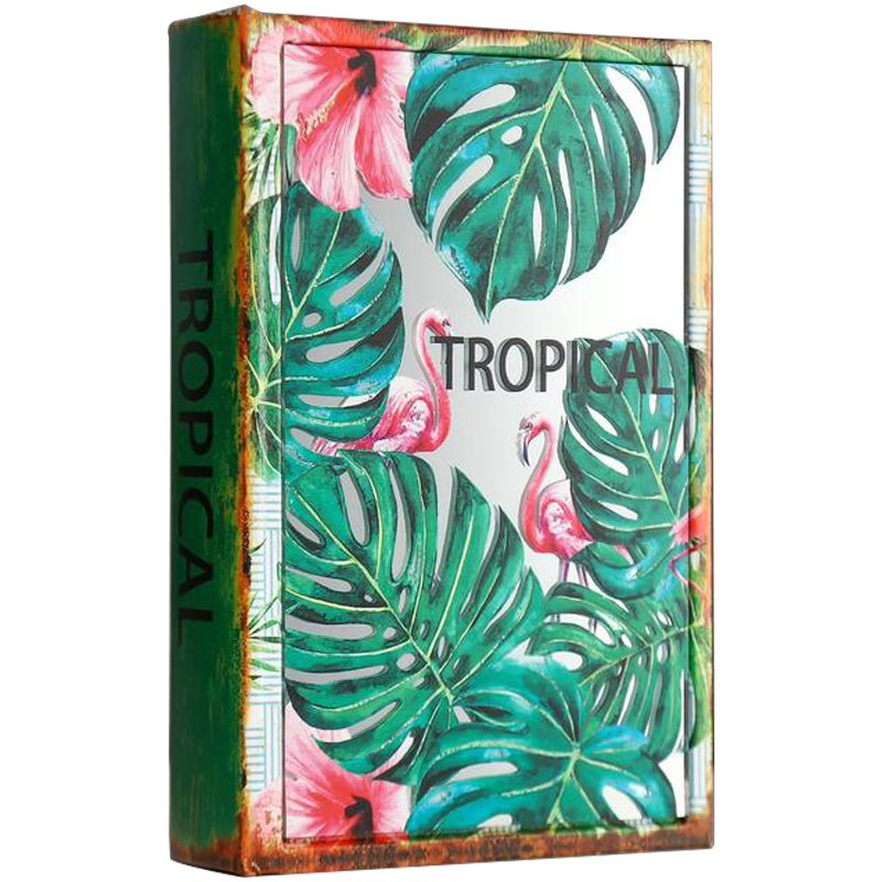 Шкатулка-книга Tropical Flamingos Mirror Book Box Мульти Шкатулка-книга Tropical Flamingos Mirror Book Box Мульти в Воронеже | Loft Concept