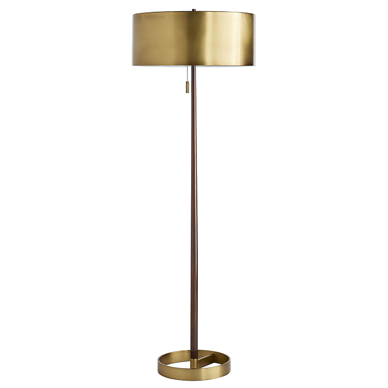 Торшер Arteriors VIOLETTA FLOOR LAMP Латунь в Воронеже | Loft Concept 