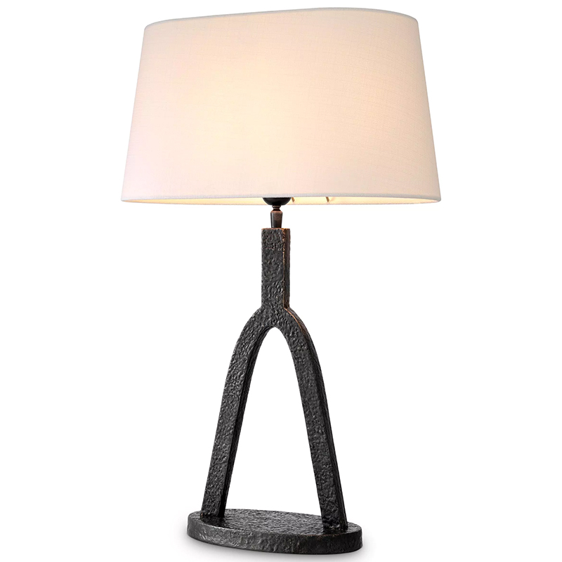 Настольная лампа Eichholtz Table lamp Coosa Темная бронза Белый в Воронеже | Loft Concept 