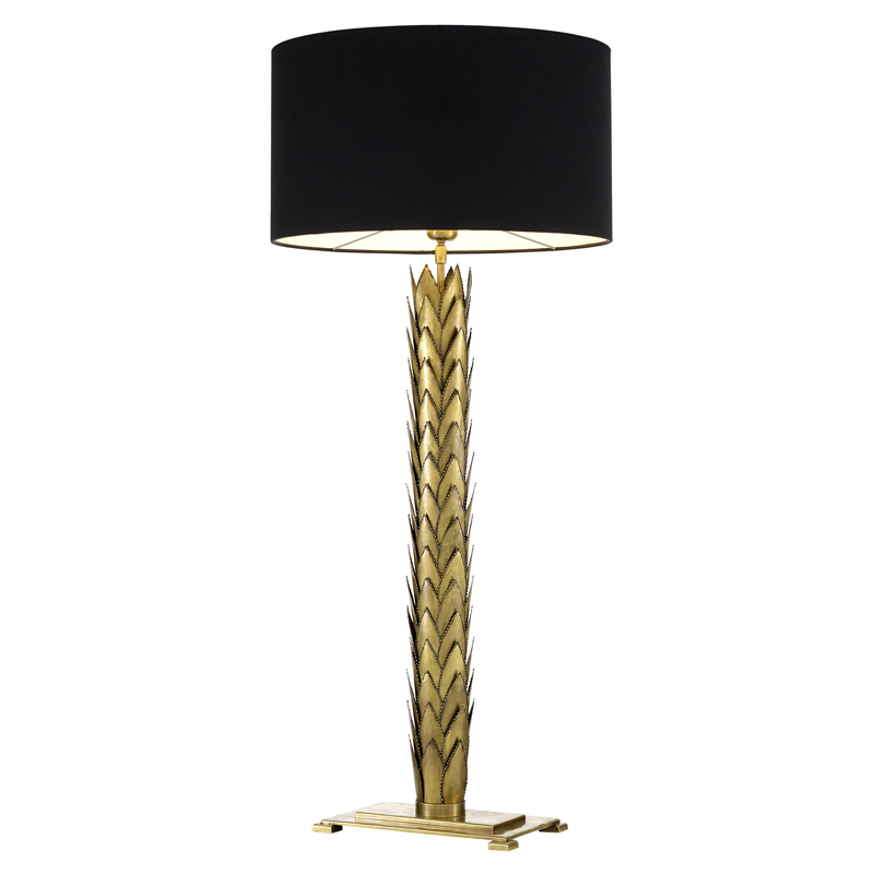 Настольная лампа Eichholtz Table Lamp Granada Латунь Черный в Воронеже | Loft Concept 