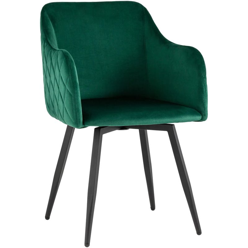 Стул Вращающийся Nika Chair Цвет Изумрудный Зеленый Изумрудный Черный Стул Вращающийся Nika Chair Цвет Изумрудный Зеленый Изумрудный Черный в Воронеже | Loft Concept