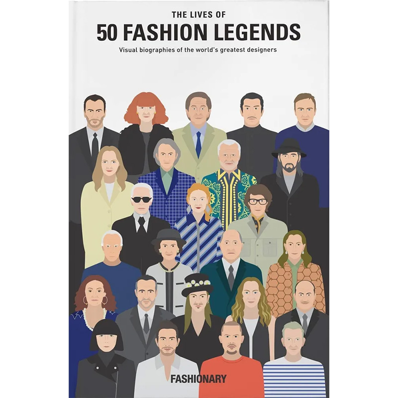 The Lives of 50 Fashion Legends Белый Мульти в Воронеже | Loft Concept 