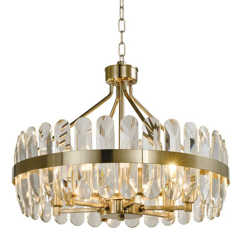 Люстра Genesia Chandelier Золотой Прозрачный (Transparent) в Воронеже | Loft Concept 